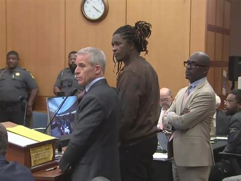 ysl getting the belt in jail|Young Thug released after changing ple.